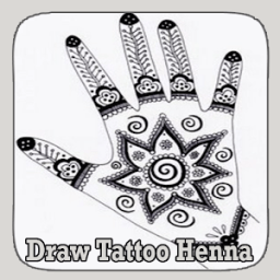 ikon Menggambar Tato Henna