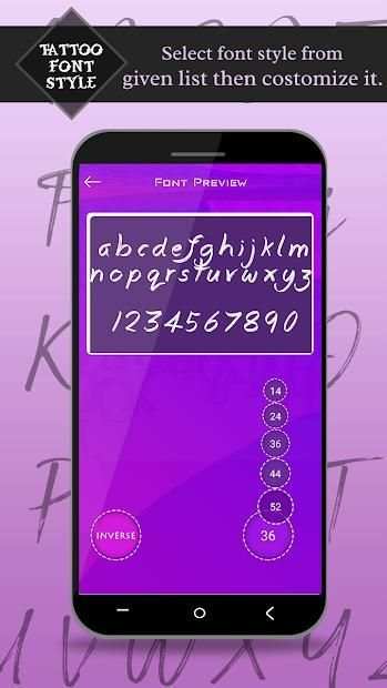 Tattoo Font Style screenshot 1