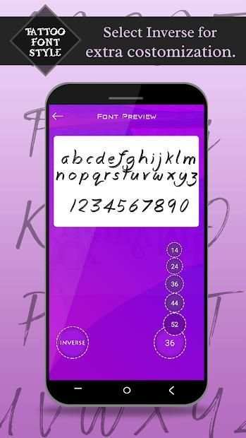 Tattoo Font Style screenshot 2