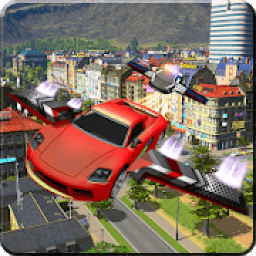 Futuristic Flying Car: 3D Driving Simulator आइकन