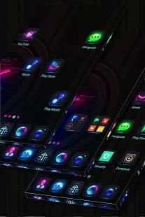 Neon Glow Launcher Theme screenshot 1