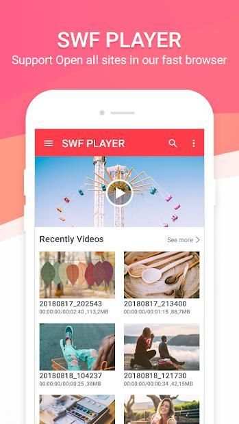 Flash Player for Android - SWF Player स्क्रीनशॉट 5