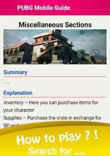 Guide for PUBG Mobile : Tips And Strategy screenshot 7