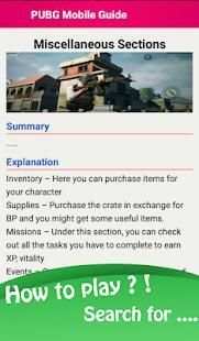 Guide for PUBG Mobile : Tips And Strategy screenshot 2