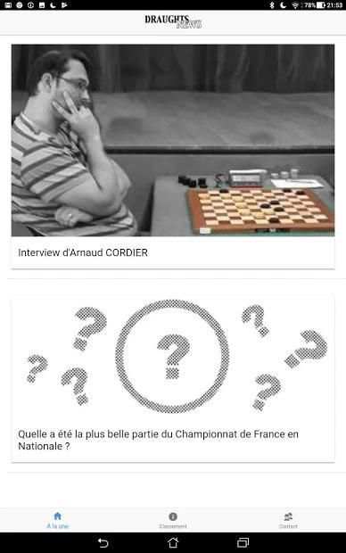 Draughts News screenshot 2
