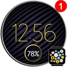 Free Graceful Watch Face Theme for Bubble Clouds