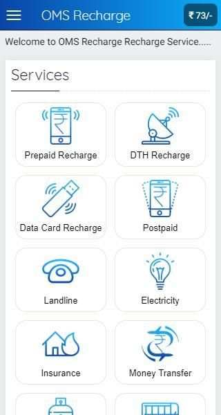 omsrecharge.com - recharge and bill pay screenshot 2