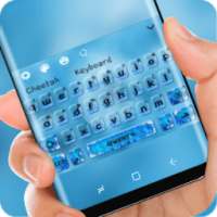 Keyboard biru yang bagus