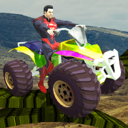 ikon Superhero Bike Crazy Stunt-Rope Hero Rider