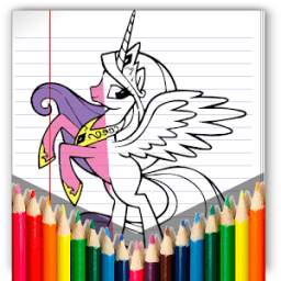 pony coloring pages - MLP