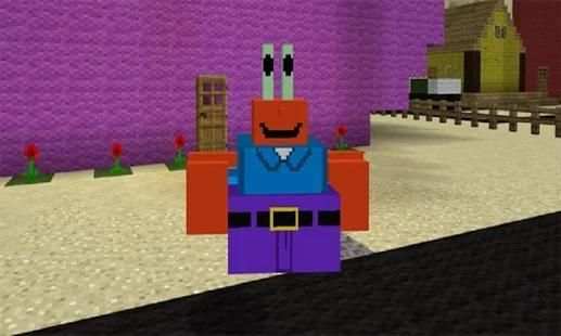 MOD SpongeBob MCPE screenshot 1