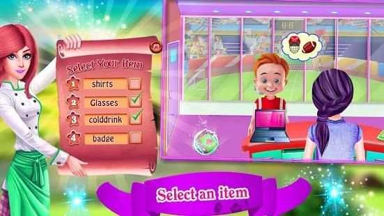 Football Stadium Cash Register: Cashier Games screenshot 2