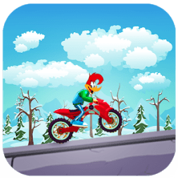 Woody race motocross icon