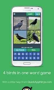 four bird & one answer स्क्रीनशॉट 1