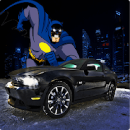 ikon Flying Bat Superhero Robot Car