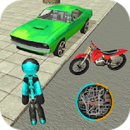 ikon Real Stickman Rope Hero Vice Vegas Simulator