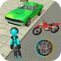 Real Stickman Rope Hero Vice Vegas Simulator