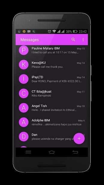 Texta Messenger SMS screenshot 3