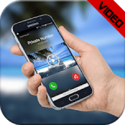 Video Ringtone for incoming Calls for android. आइकन