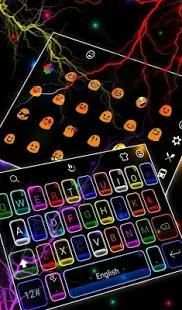 Thunder Neon Colorful Lights Keyboard Theme screenshot 5
