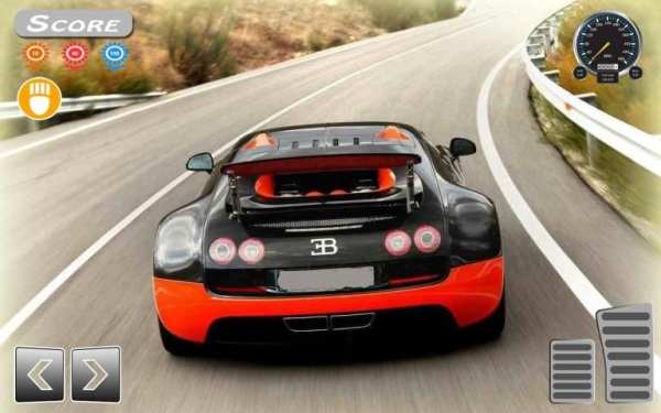 Bugatti Veyron Driving Simulator स्क्रीनशॉट 4