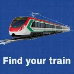 Find your train : spot location of your train