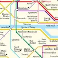 Plan du métro de Paris France on 9Apps