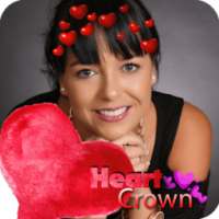 Heart Crown Photo Filters Stickers