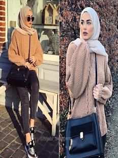 Teen Outfits Hijabi Bloggers screenshot 4