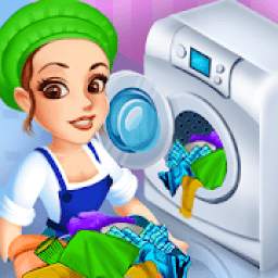 Laundry Service Dirty Clothes Washing Game