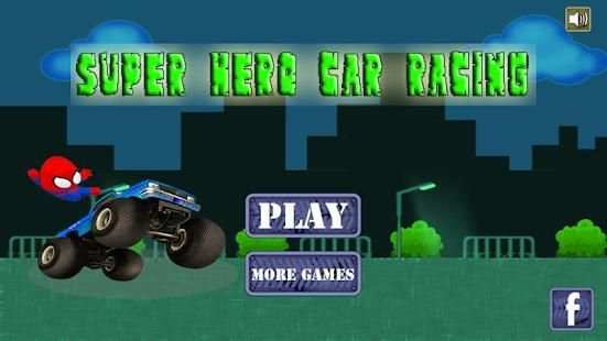 Super Hero Car Racing VS Zombie screenshot 5