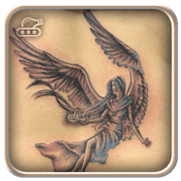 एन्जिल टैटू डिजाइन आइकन