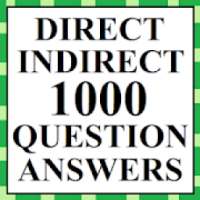 Direct Indirect Speech 1000 Question Answers on 9Apps