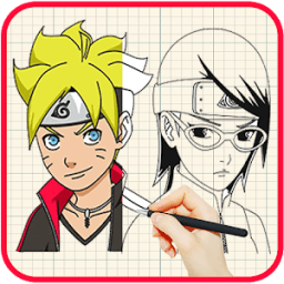 ikon How to Draw Boruto