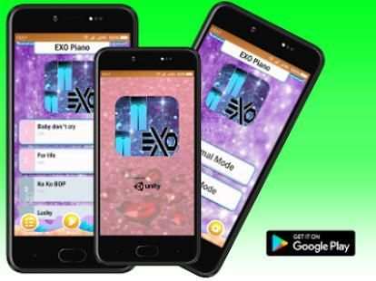 EXO Piano Tiles. screenshot 1