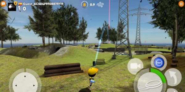 Guide Stickman Disc Golf Battle screenshot 2