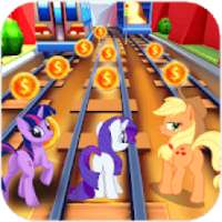 Subway Pony Run Unicorn game logo