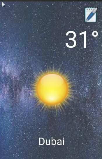 AllDayWeatherApp screenshot 1