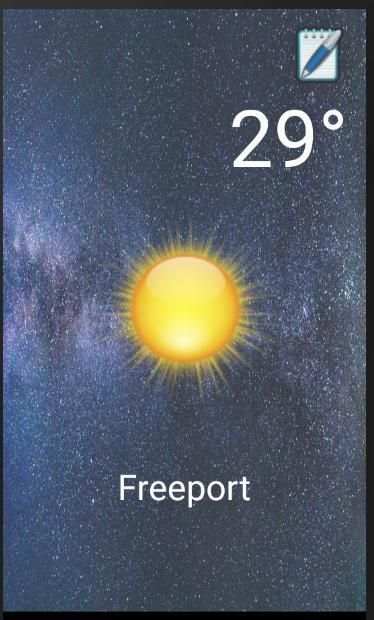 AllDayWeatherApp screenshot 2