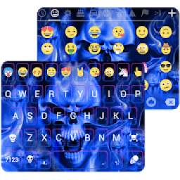 Flaming Skull Emoji Keyboard