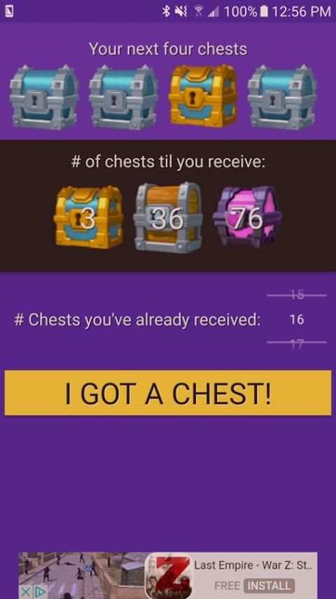Clash Chest Tracker скриншот 2