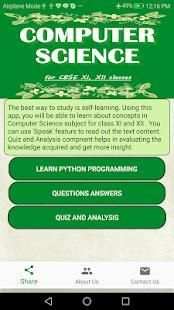 Computer Science for CBSE XI XII स्क्रीनशॉट 7