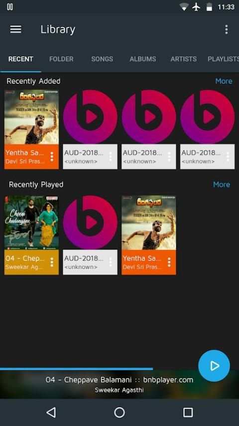 BnBPlayer - Android Music Player screenshot 12