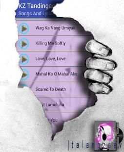 KZ Tandingan songs & lyrics screenshot 2