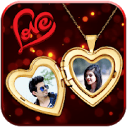 Couple Locket Photo Frames icon