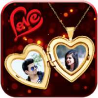 Couple Locket Photo Frames on 9Apps