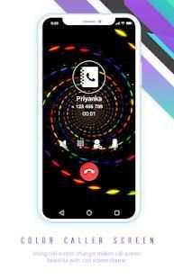 Color Call Caller Screen:Color Theme Caller Screen screenshot 1