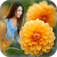 Dahlia Flower Pic Effect - Crown Flowers Effect on 9Apps