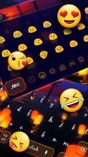 Tema Keyboard Lanterns screenshot 1