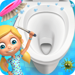 Bathroom Cleanup-Bathroom Cleaning Kids Game 2018 icon